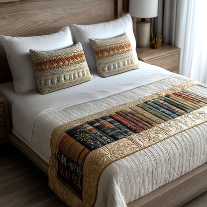 Literary Escape Quilted Bed Runner NCU0PT8047