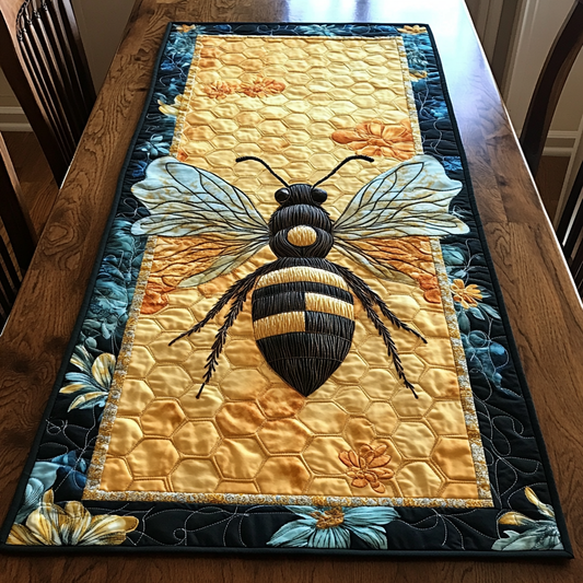 Little Bee Quilted Table Runner NCU0DK8412