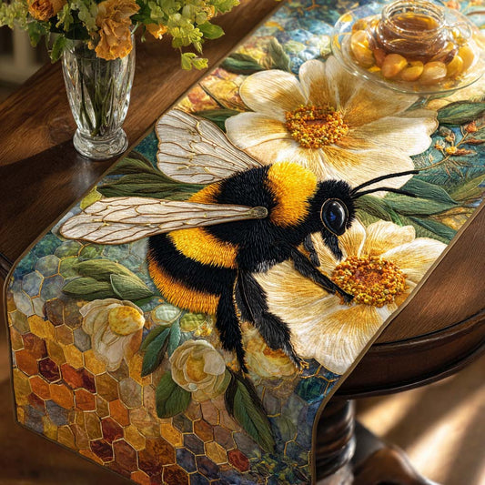 Little Buzz Quilted Table Runner NCU0NT8947