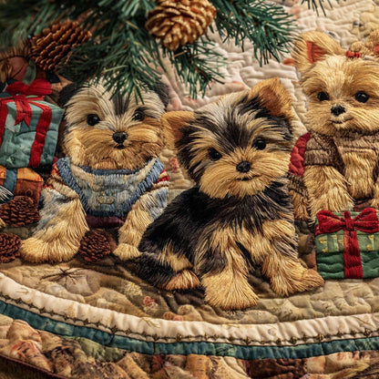 Little Christmas Quilted Christmas Tree Skirt NCU0DV8004