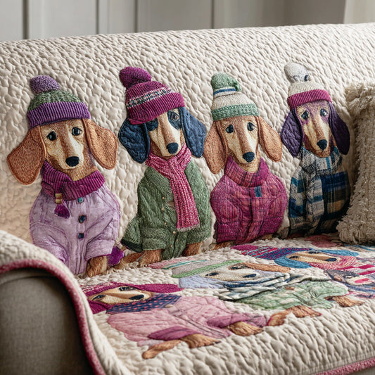 Little Legs Love Quilted Sofa Cover NCU0TD2176