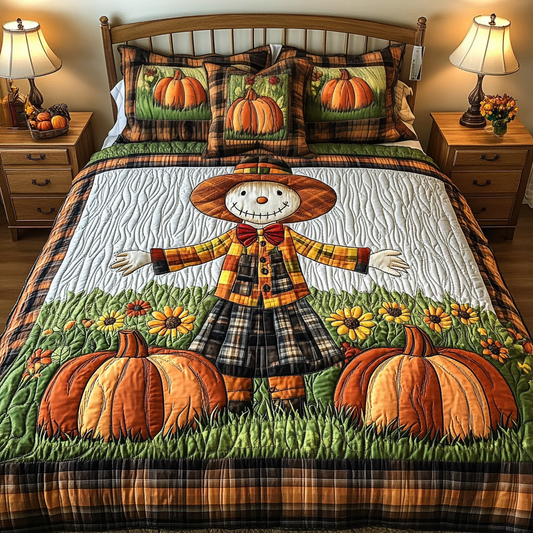 Little Scarecrow 3-Piece Quilted Bedding Set NCU0DK9101