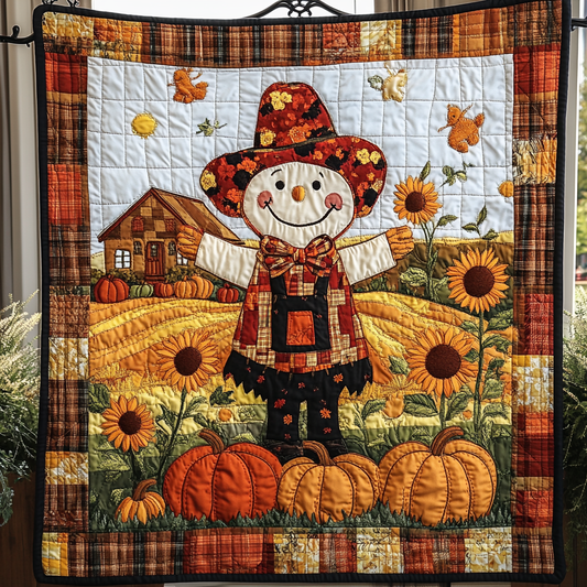 Little Scarecrow Quilted Blanket NCU0DK9116