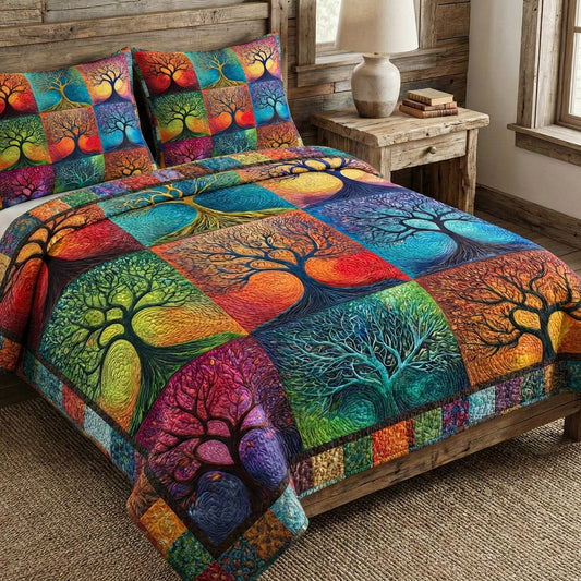 Living Harmony 3-Piece Quilted Bedding Set NCU0NT12278