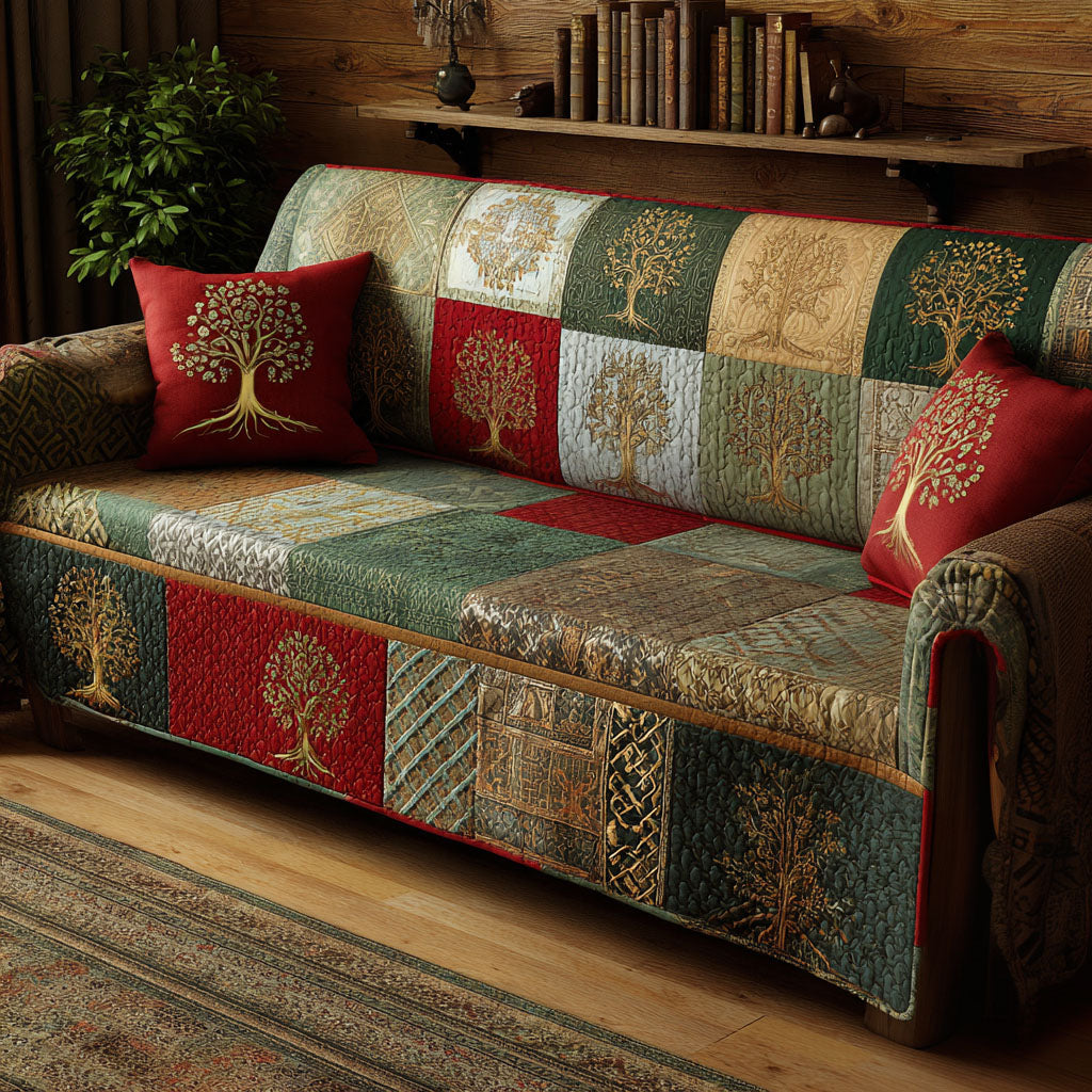 Living Heritage Quilted Sofa Cover NCU0PT11290
