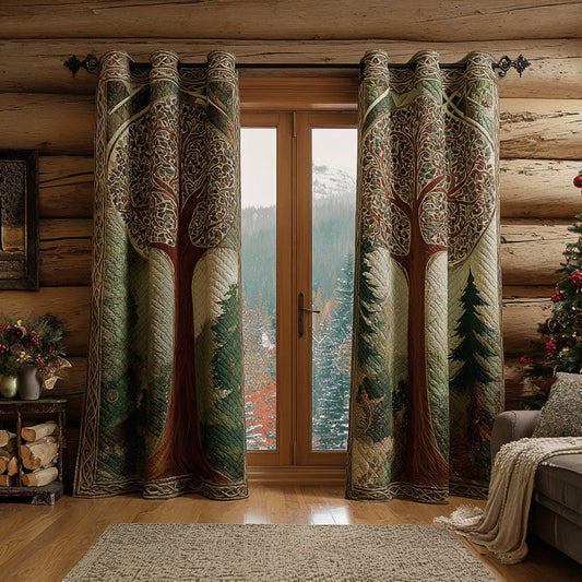 Living Roots Quilted Curtains NCU0DV8660