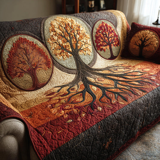 Living Roots Quilted Sofa Cover NCU0TD2099