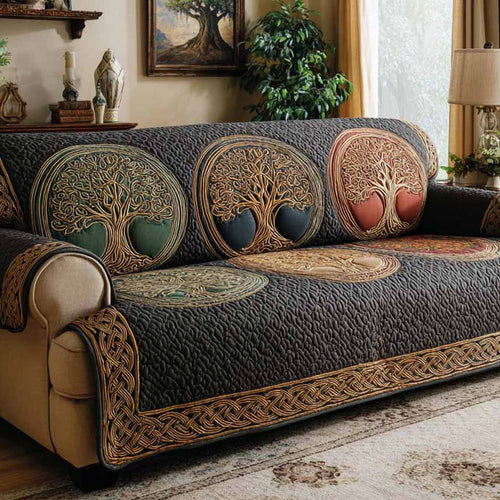 Living Tapestry Quilted Sofa Cover NCU0XD2383