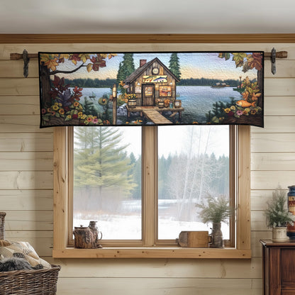 Lodge by the Lake Quilted Valance NCU0PT5057