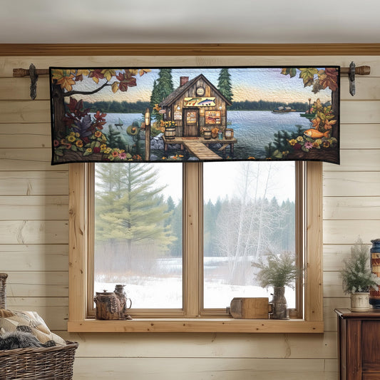 Lodge by the Lake Quilted Valance NCU0PT5057