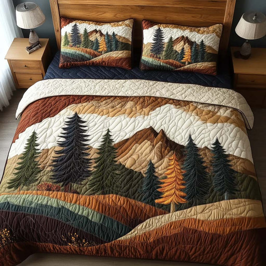 Lodgeview Escape 3-Piece Quilted Bedding Set NCU0NT7634