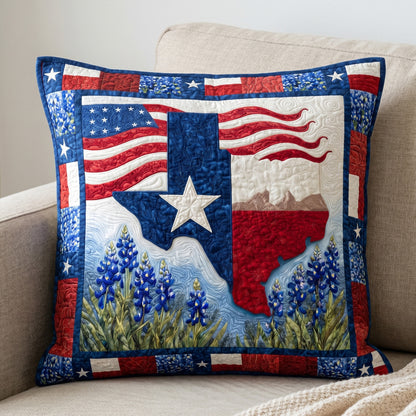 Lone Star Quilted Pillow Case NCU0NT12758