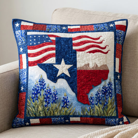 Lone Star Quilted Pillow Case NCU0NT12758