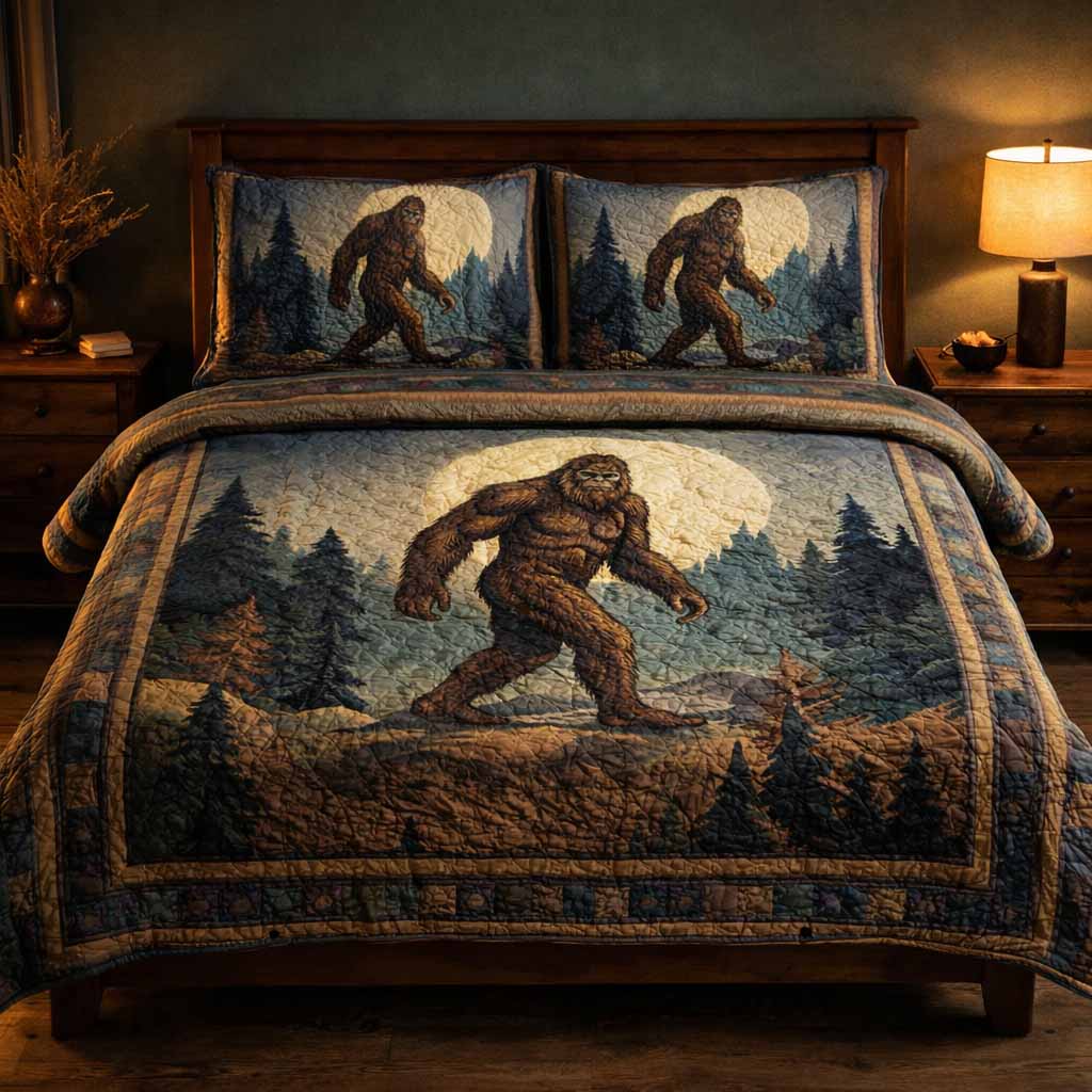 Lone Guardian 3-Piece Quilted Bedding Set NCU0XD2492