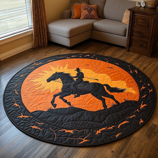Lone Rider Quilted Round Mat NCU0DK7144
