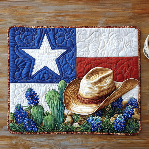 Lone Star Glory Quilted Placemat NCU0NT5793