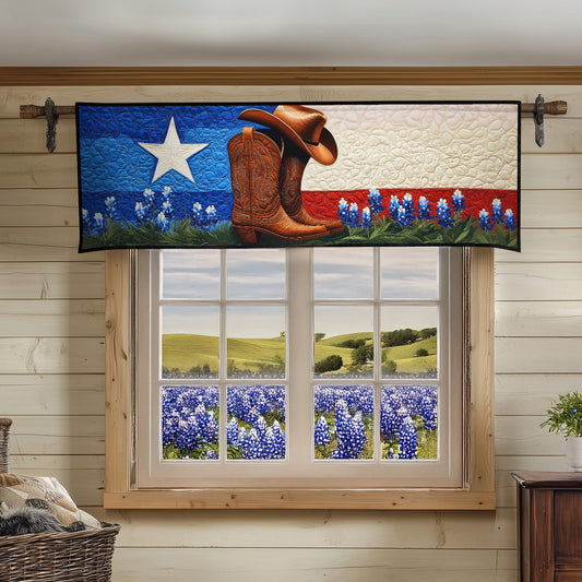 Lone Star Pride Quilted Valance NCU0PT6421