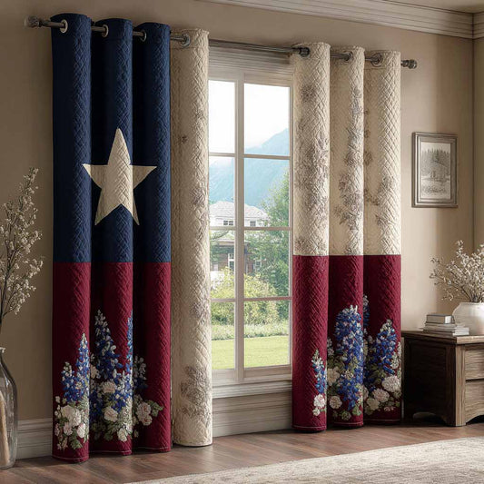 Lone Star Quilted Curtains NCU0XD2311