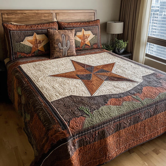 Lone Star Ranch 3-Piece Quilted Bedding Set NCU0DV9695