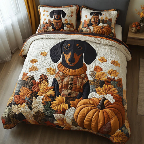 Long Paws 3-Piece Quilted Bedding Set NCU0DV7290
