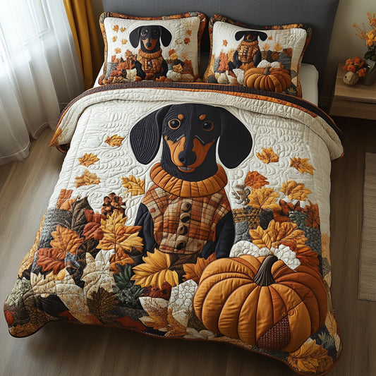 Long Paws 3-Piece Quilted Bedding Set NCU0DV7290