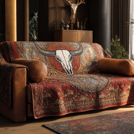 Longhorn Heritage Quilted Sofa Cover NCU0XD2204