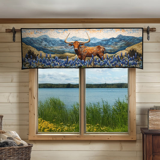 Longhorn Legacy Quilted Valance NCU0PT6328