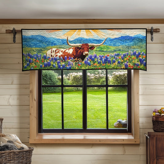 Longhorn Majesty Quilted Valance NCU0PT6329