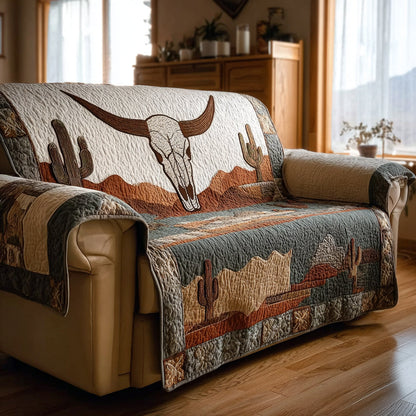Longhorn Mesa Vista Quilted Sofa Cover NCU0HH1652