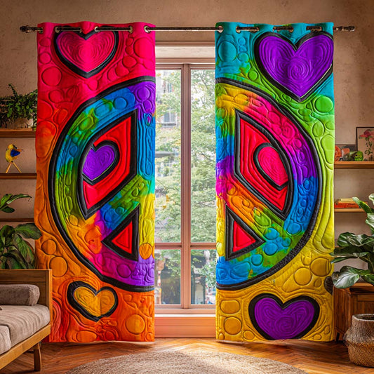 Love Bloom Curtains Quilted Curtains NCU0XD1576