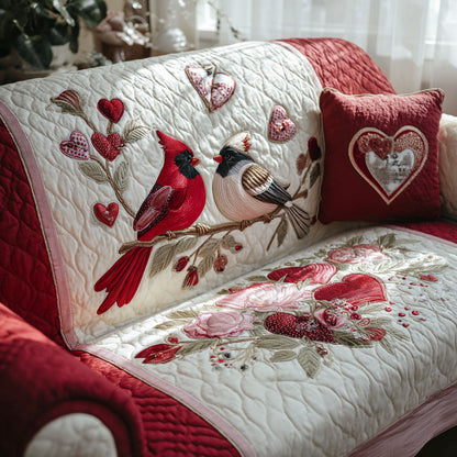 Love Branch Quilted Sofa Cover NCU0PT10762