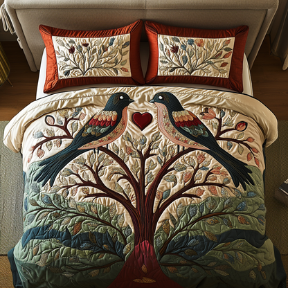 Love Harmony 3-Piece Quilted Bedding Set NCU0VH3316