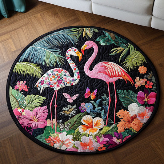 Love In The Wild Quilted Round Mat NCU0NT4940