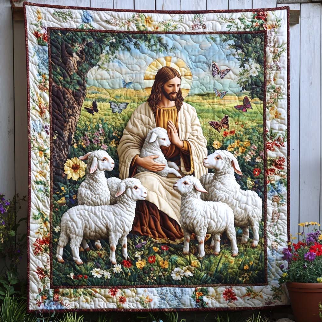 Love Like Jesus Quilted Blanket NCU0NT7774