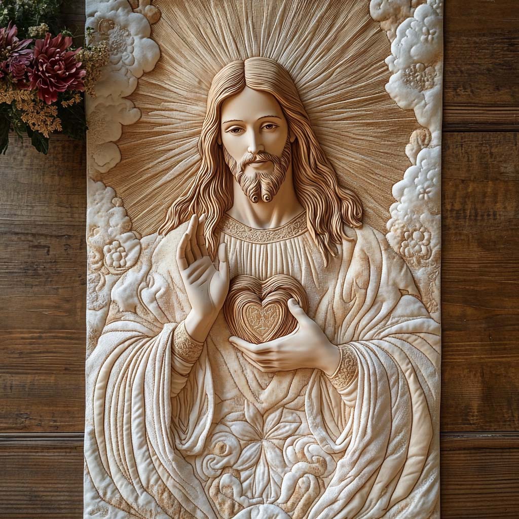 Love Like Jesus Quilted Table Runner NCU0NT7782