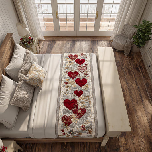 Love Notes Quilted Bed Runner NCU0DV9113