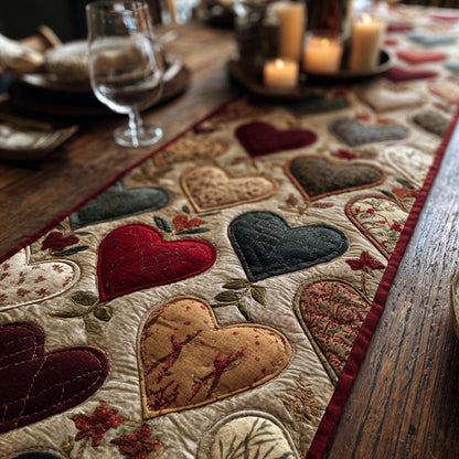 Love Patch Quilted Table Runner NCU0DV9070