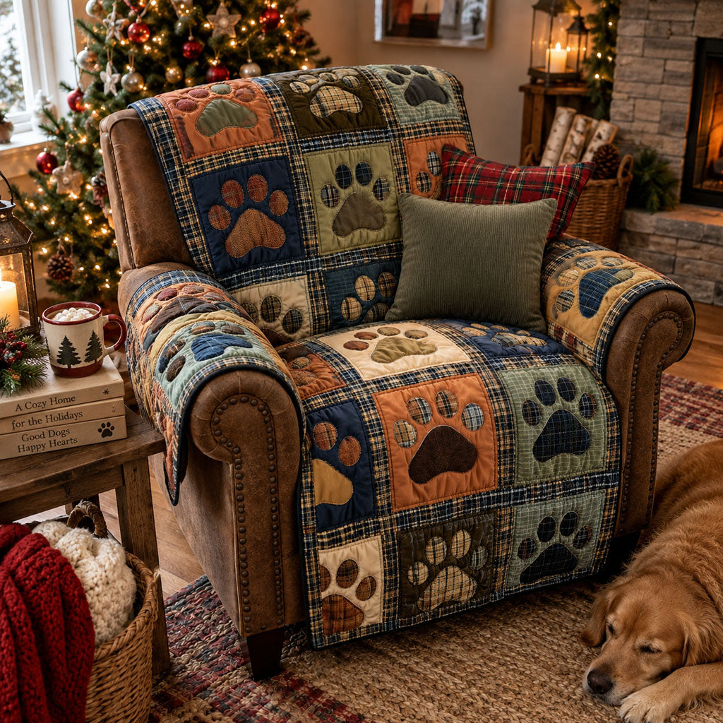 Love Paw Quilted Sofa Cover NCU0NT11193