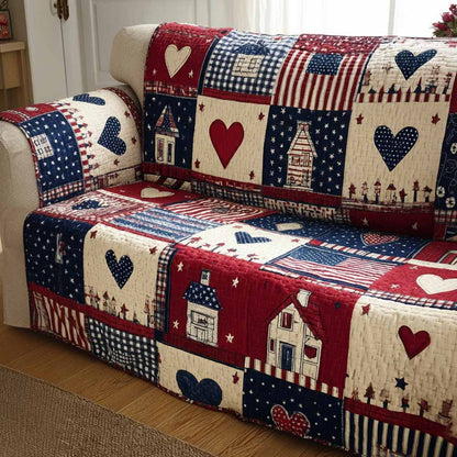 Love Republic Quilted Sofa Cover NCU0XD2296