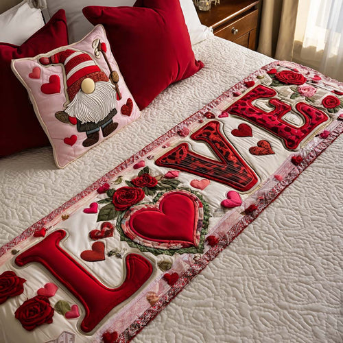 Love Season Bliss Quilted Bed Runner NCU0NT11661