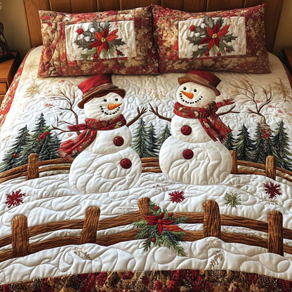 Love and Peace 3-Piece Quilted Bedding Set NCU0NT11029