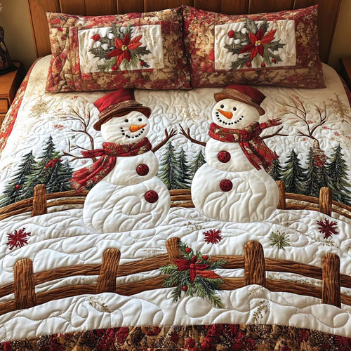 Love and Peace 3-Piece Quilted Bedding Set NCU0NT11029