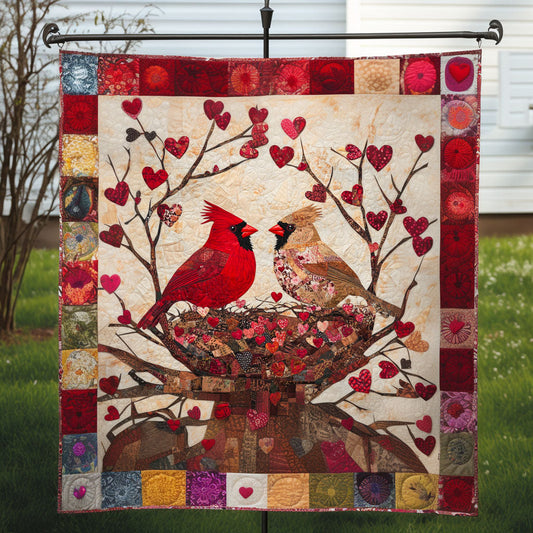 Lovebirds in the Nest Quilted Blanket NCU0NT4965