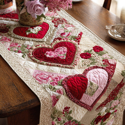 Lovely Blooms Quilted Table Runner NCU0TD2150
