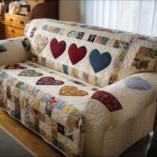 Lovely Pattern Quilted Sofa Cover NCU0NT11528