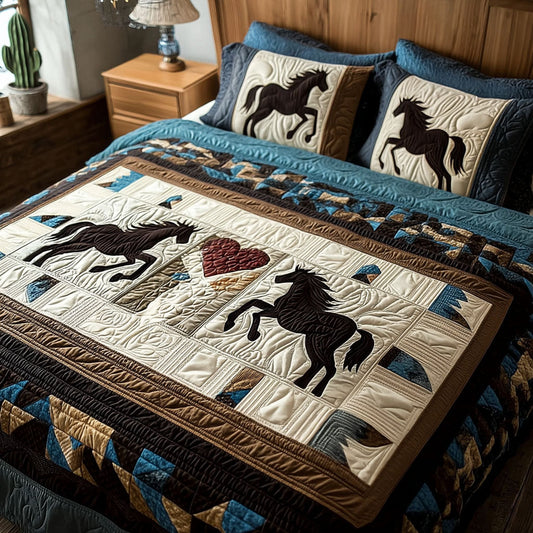 Lovers of the Land 3-Piece Quilted Bedding Set NCU0PT11039