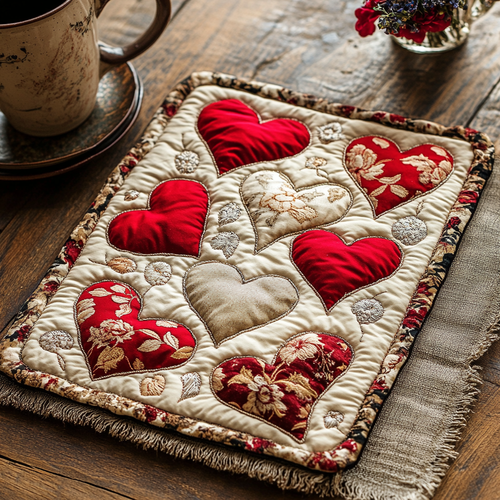 Loving Layers Quilted Placemat NCU0DV2813