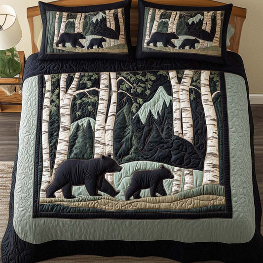 Loving Bear 3-Piece Quilted Bedding Set NCU0NT10521