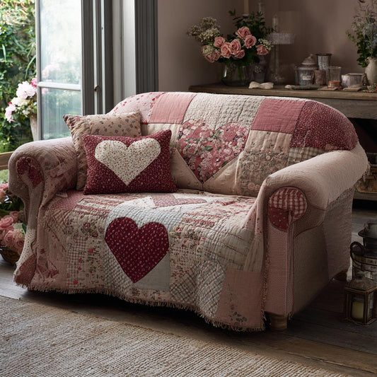 Loving Entry Quilted Sofa Cover NCU0DV9142