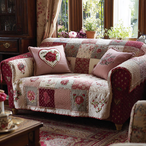 Loving Steps Quilted Sofa Cover NCU0DV9133